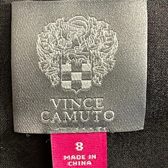 Vince Camuto Black Knee-Length Sheath Dress Size 8 - Picture 12 of 13